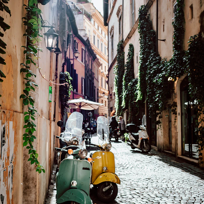 Scooters in Rome
